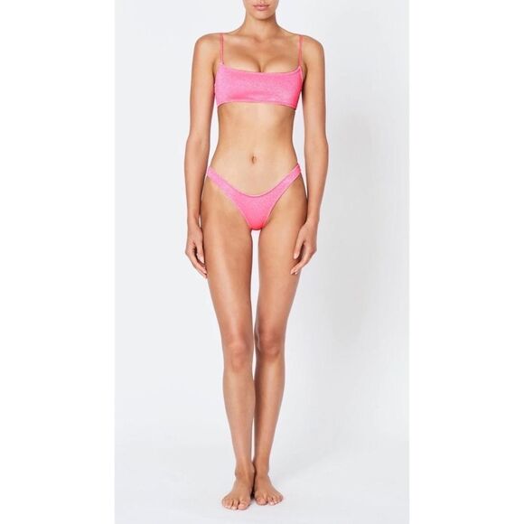 TRIANGL MICA CHEEKY PITAYA SPARKLE + BAG 💕 NEW WITH TAGS - Picture 5 of 10